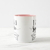 Ich bin ein Supermom Zweifarbige Tasse (Mittel)