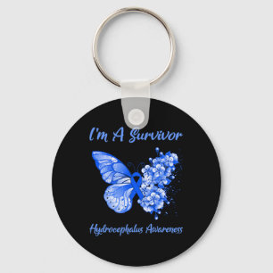 Ich bin ein Survivor-Hydrocephalus-Bewusstsein Schlüsselanhänger