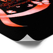 Ich bin ein Survivor RSD CRPS Awareness Butterfly Poster (Ecke)
