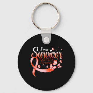 Ich bin ein Survivor RSD CRPS Awareness Butterfly Schlüsselanhänger