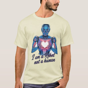 Ich bin ein T - Shirt für die Malerei eines Robote
