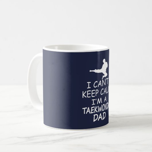 Ich bin EIN TAEKWONDO-VATER Kaffeetasse (Vorderseite Links)