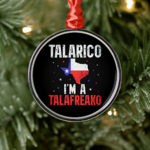 Ich bin ein Talafreako James Talarico 2026 Texas Ornament Aus Metall