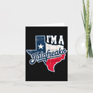 Ich bin ein Talao Texas Stolz Sagen Southern Humor Karte