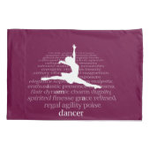 Ich bin ein Tänzer Kissenbezug (Rückseite)