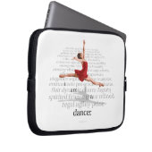 Ich bin ein Tänzer Laptopschutzhülle (Vorne Rechts)