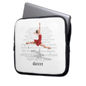Ich bin ein Tänzer Laptopschutzhülle (Vorderseite Links)