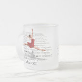 Ich bin ein Tänzer Mattglastasse (Vorderseite Links)