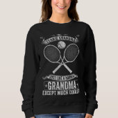 Ich bin ein Tennis-Oma, genau wie eine normale Oma Sweatshirt (Vorderseite)