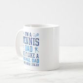 Ich bin ein Tennis-Vater Kaffeetasse (Vorderseite Links)