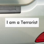 Ich bin ein Terrorist Autoaufkleber (Auf Auto)