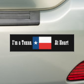 Ich bin ein Texan am Herzen Autoaufkleber (Auf Auto)
