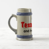 Ich bin ein Texas Tscheche - T Bierglas (Links)