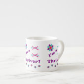 Ich bin ein Thriver! Espressotasse (Vorderseite Rechts)