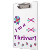 Ich bin ein Thriver! Klemmbrett (Links)