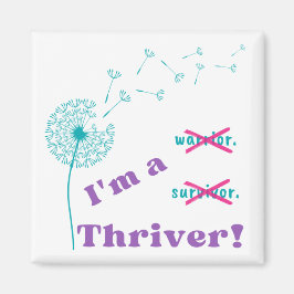 Ich bin ein Thriver! Kronleuchter Magnet