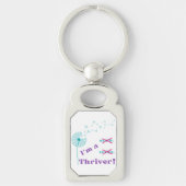 Ich bin ein Thriver! Kronleuchter Schlüsselanhänger (Vorderseite)