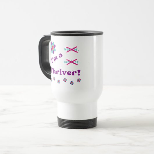 Ich bin ein Thriver! Tasse (Vorderseite Links)