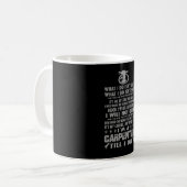 Ich bin ein Tischler, bis ich die Kaffeetasse (Vorderseite Links)