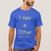 Ich bin ein Tither - Affirmation Zitat - Deep Roya T-Shirt (Vorderseite)