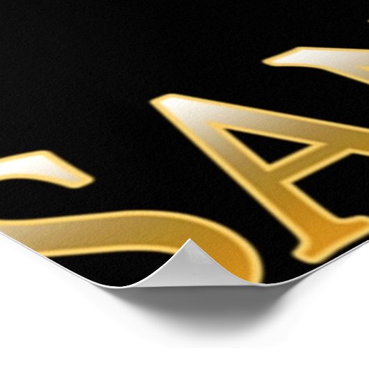 Ich bin ein toller Sandflügel der Drachenfeuerklas Poster (Ecke)