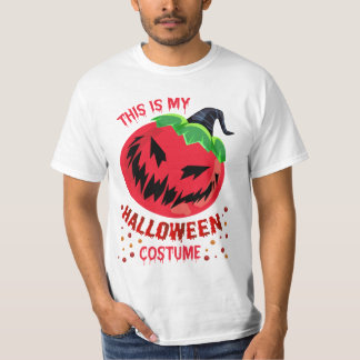 Ich bin ein Tomatenkostüm Halloween Frucht Rot, Fu T-Shirt