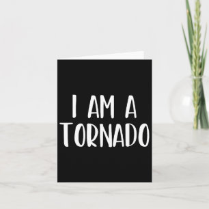 Ich bin ein Tornado Halloween ich bin einfach Kost Karte