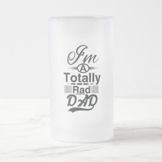 Ich bin ein total krasser Vati Mattglas Bierglas