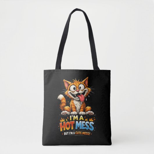 Ich bin ein totales Chaos Tasche (Vorderseite)