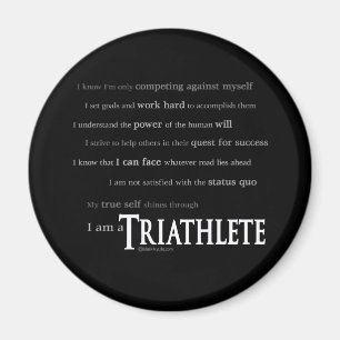 Ich bin ein Triathlete Magnet