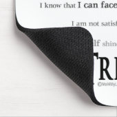 Ich bin ein Triathlete Mousepad (Ecke)