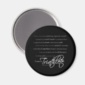 Ich bin ein Triathlete - Script Magnet (Vorderseite/Rückseite)