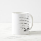 Ich bin ein Triathlete - Skript Kaffeetasse (VorderseiteRechts)