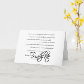 Ich bin ein Triathlete - Skript Karte (Gelbe Blume)