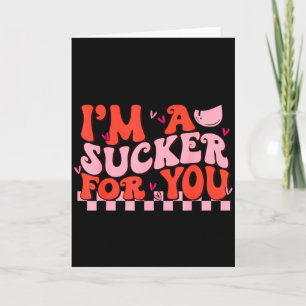 Ich bin ein Trottel für dich Frohen Valentinstag P Karte
