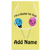 Ich bin ein Trottel für dich! Kleine Geschenktüte (Rückseite)