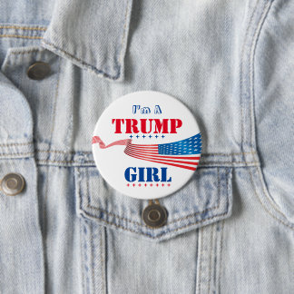 Ich bin ein Trump-Mädchen - Button