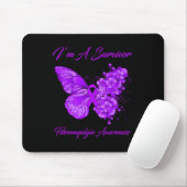 Ich bin ein Überlebende der Fibromyalgie Mousepad (Mit Mouse)