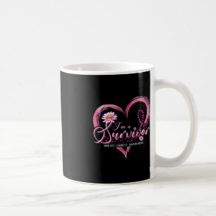Ich bin ein Überlebender Brustkrebs-Bewusstsein Ro Kaffeetasse