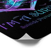 Ich bin ein Überlebender der Schmetterlingsherz Su Poster (Ecke)