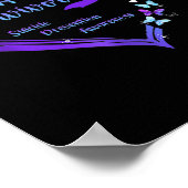 Ich bin ein Überlebender der Schmetterlingsherz Su Poster (Ecke)