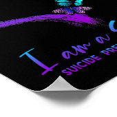 Ich bin ein Überlebender des Bewusstseins für Suiz Poster (Ecke)