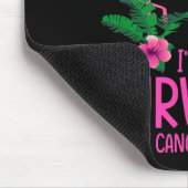Ich bin ein Überlebender des Brustkrebses Bewussts Mousepad (Ecke)