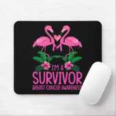 Ich bin ein Überlebender des Brustkrebses Bewussts Mousepad (Mit Mouse)