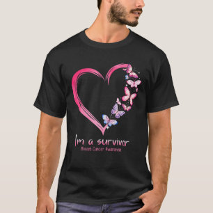 Ich bin ein Überlebender des Brustkrebses Bewussts T-Shirt
