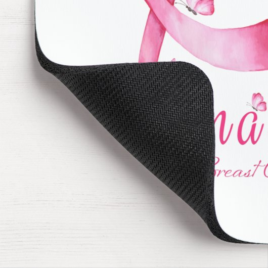 Ich bin ein Überlebender des Brustkrebses der Libe Mousepad (Ecke)