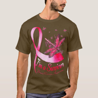 Ich bin ein Überlebender des Brustkrebses der Libe T-Shirt