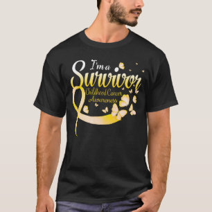 Ich bin ein Überlebender des Krebsbewusstseins im T-Shirt