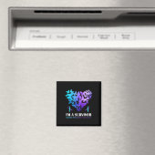 Ich bin ein Überlebender des Suizidpräventionsbutt Magnet (In Situ (Geschirrspüler))