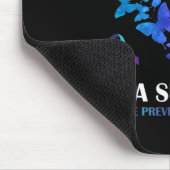 Ich bin ein Überlebender des Suizidpräventionsbutt Mousepad (Ecke)